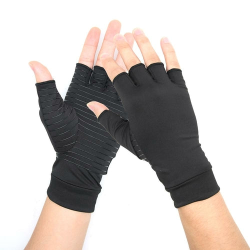 Compression  Glove Unisex Joint Pain Relief Half Finger Brace