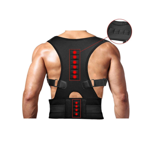 Posture Corrector Support Magnetic Back Shoulder Brace Belt Band For (Copy)