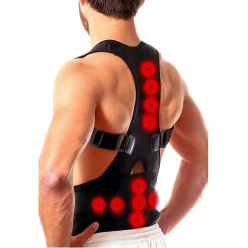 Posture Corrector Support Magnetic Back Shoulder Brace Belt Band For (Copy)