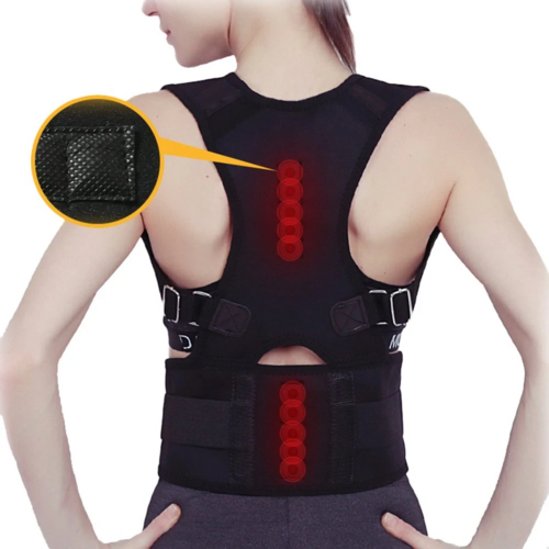 Posture Corrector Support Magnetic Back Shoulder Brace Belt Band For (Copy)