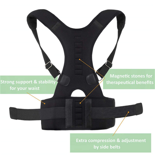 Posture Corrector Support Magnetic Back Shoulder Brace Belt Band For (Copy)