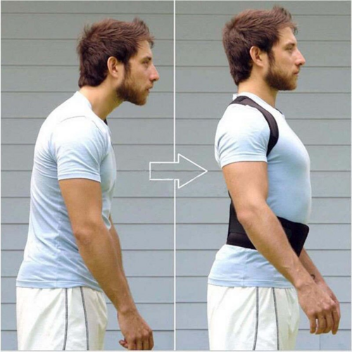 Posture Corrector Support Magnetic Back Shoulder Brace Belt Band For (Copy)