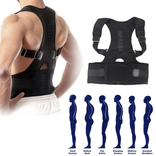 Posture Corrector Support Magnetic Back Shoulder Brace Belt Band For (Copy)