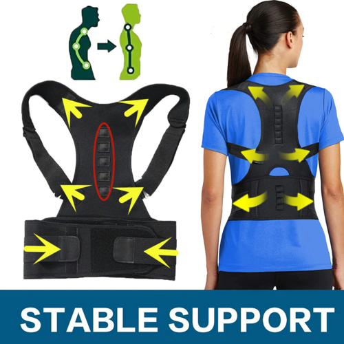 Posture Corrector Support Magnetic Back Shoulder Brace Belt Band For (Copy)