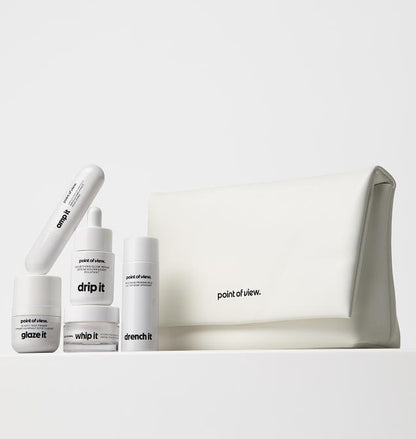 Revitalize Your Skin with the Shrunk It Mini Treatment Set by POV Beauty: Ultimate Hydration and Glow Essentials